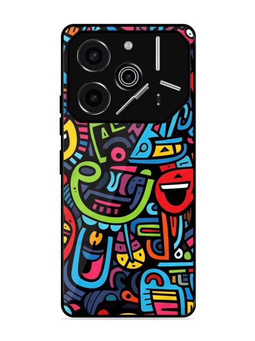 Doodlephoria Glossy Soft Edge Case for Tecno Pova 6 Pro (5G)