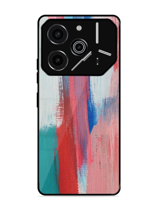 Colorful Chaos Glossy Soft Edge Case for Tecno Pova 6 Pro (5G)