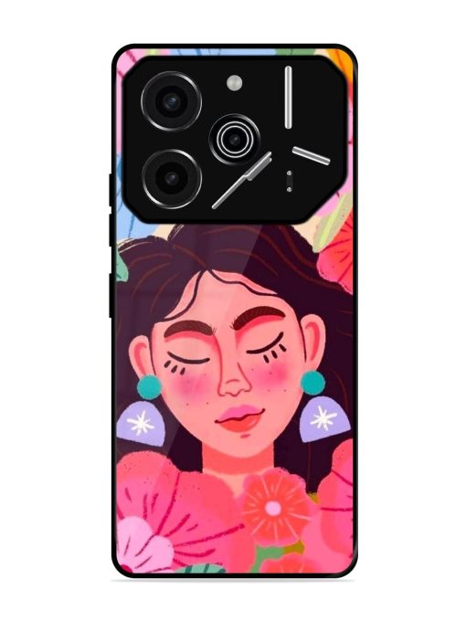 Blooming Serenity Glossy Soft Edge Case for Tecno Pova 6 Pro (5G)