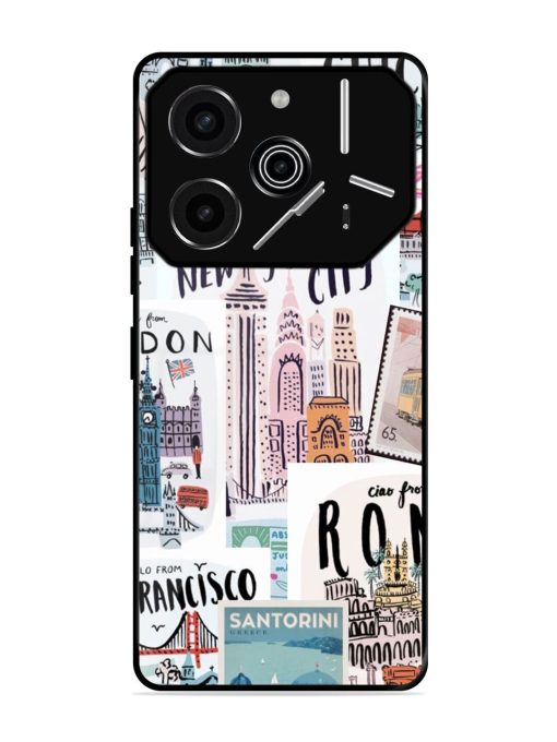 Travelogue Glossy Soft Edge Case for Tecno Pova 6 Pro (5G)