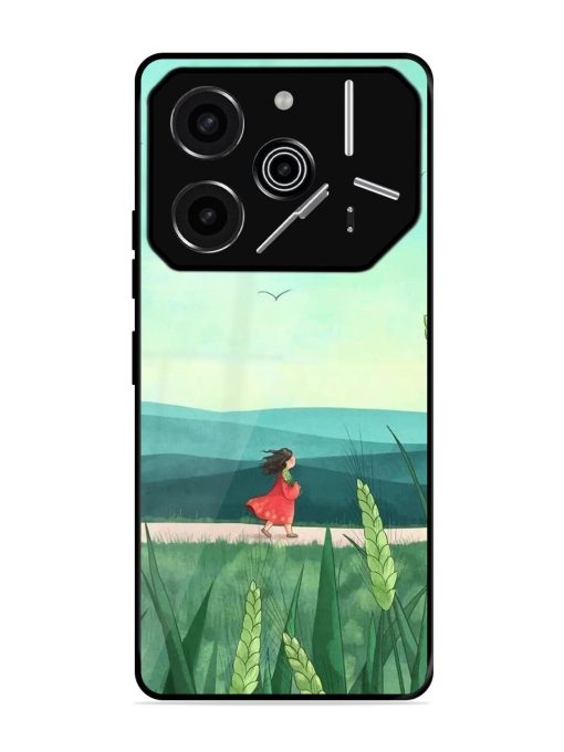 Solitude'S Serenity Glossy Soft Edge Case for Tecno Pova 6 Pro (5G)