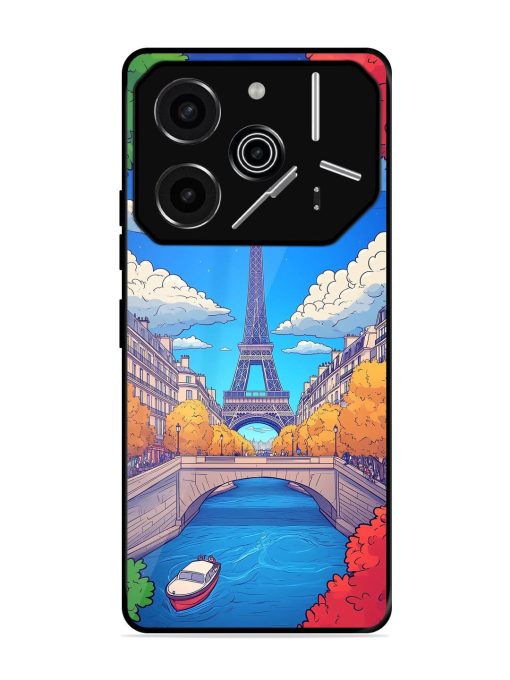 Parisian Panorama Glossy Soft Edge Case for Tecno Pova 6 Pro (5G)