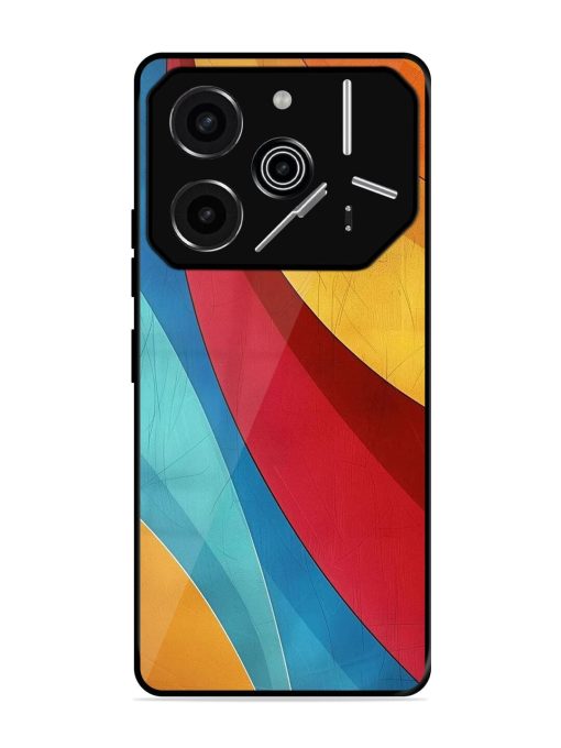 Curving Canvas Glossy Soft Edge Case for Tecno Pova 6 Pro (5G)
