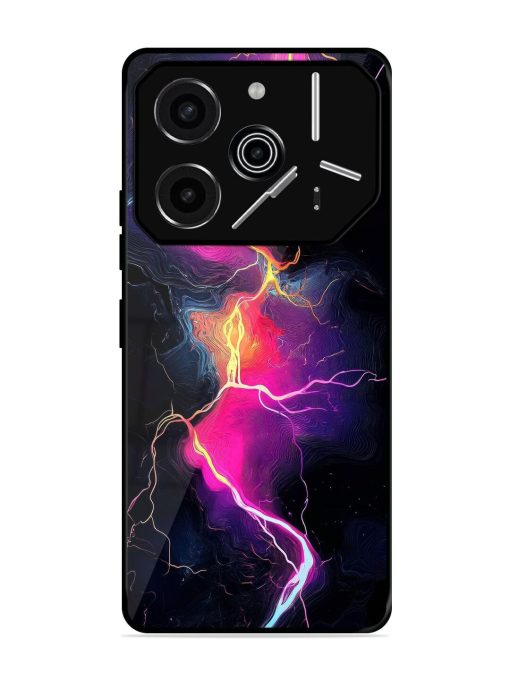 Electric Dreams Glossy Soft Edge Case for Tecno Pova 6 Pro (5G)