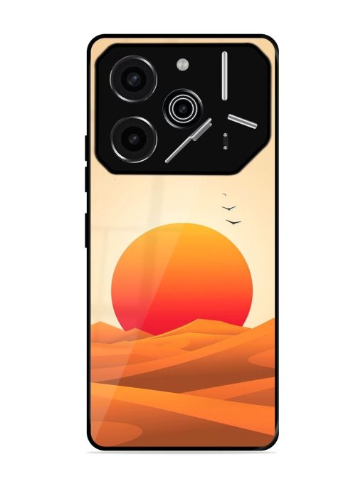 Desert Sunset Glossy Soft Edge Case for Tecno Pova 6 Pro (5G)