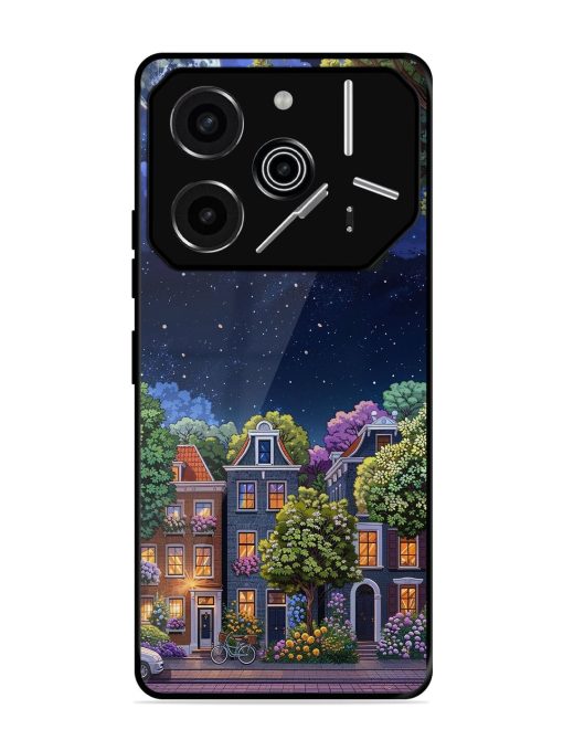 Moonlit Streets Glossy Soft Edge Case for Tecno Pova 6 Pro (5G)