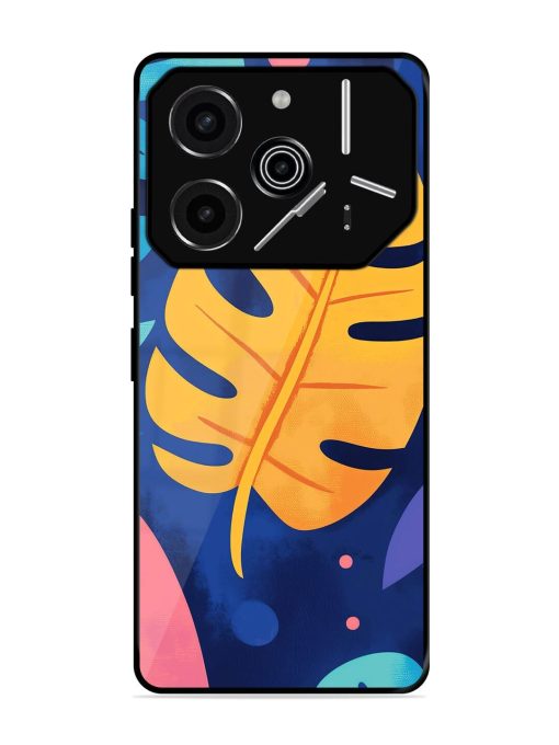 Tropical Tapestry Glossy Soft Edge Case for Tecno Pova 6 Pro (5G)