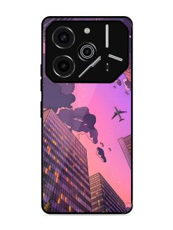 Urban Twilight Glossy Soft Edge Case for Tecno Pova 6 Pro (5G)