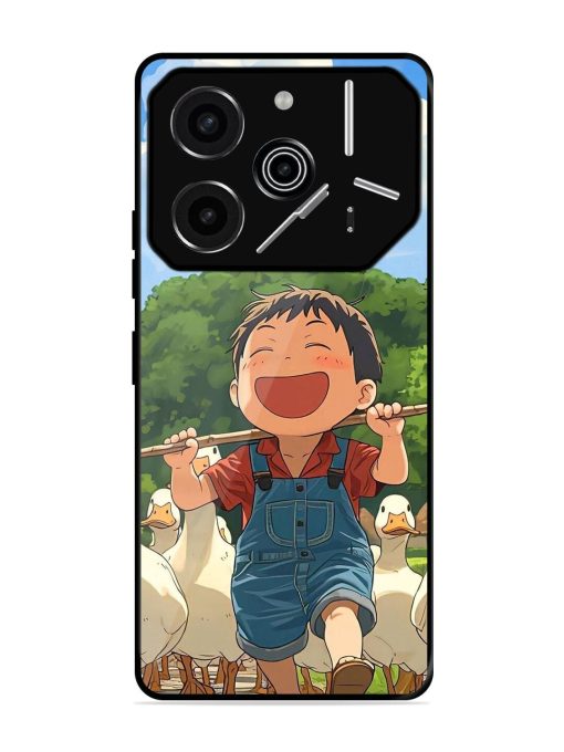 Duck Parade Glossy Soft Edge Case for Tecno Pova 6 Pro (5G)