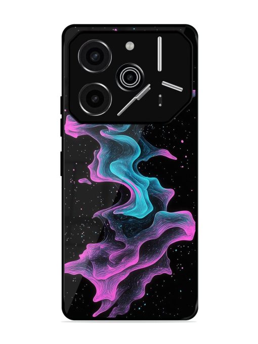 Cosmic Currents Glossy Soft Edge Case for Tecno Pova 6 Pro (5G)