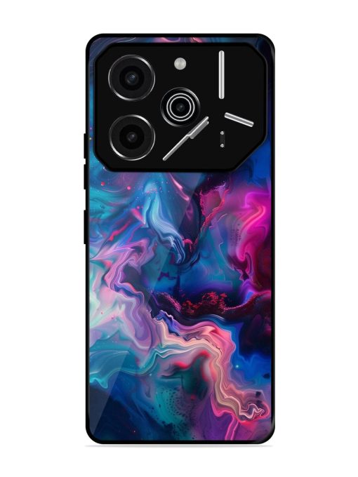 Cosmic Swirl Glossy Soft Edge Case for Tecno Pova 6 Pro (5G)