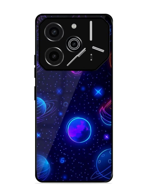 Neon Cosmos Glossy Soft Edge Case for Tecno Pova 6 Pro (5G)