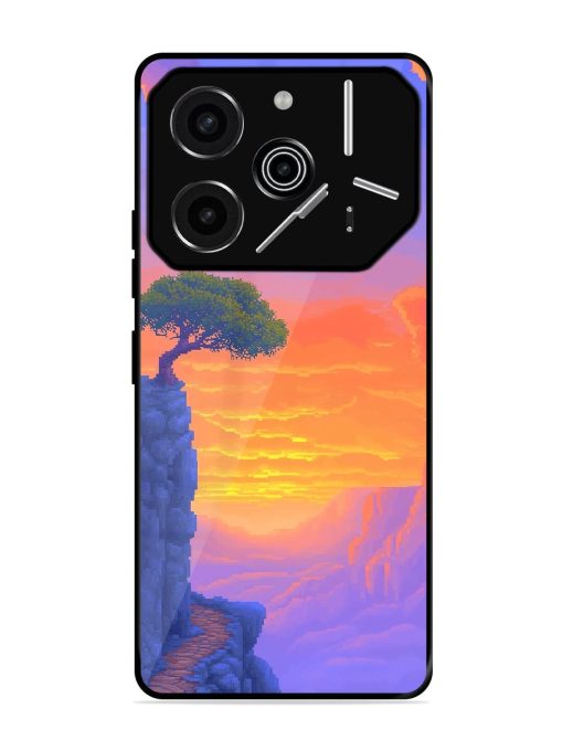 Cliffside Solitude Glossy Soft Edge Case for Tecno Pova 6 Pro (5G)