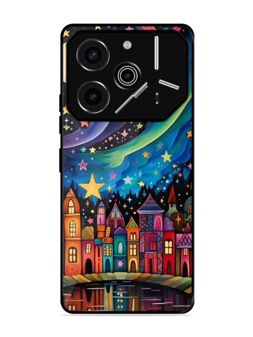 Starlit Village Glossy Soft Edge Case for Tecno Pova 6 Pro (5G)