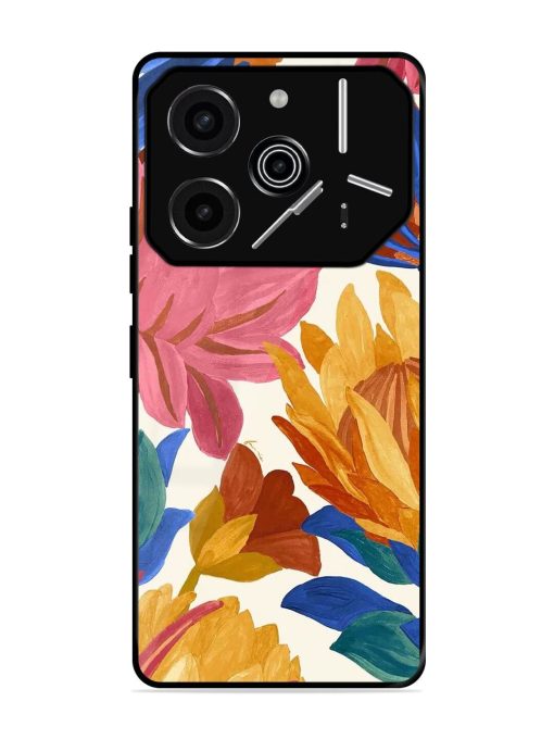 Blooming Tapestry Glossy Soft Edge Case for Tecno Pova 6 Pro (5G)