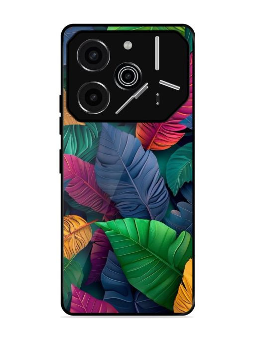 Tropical Tapestry Glossy Soft Edge Case for Tecno Pova 6 Pro (5G)