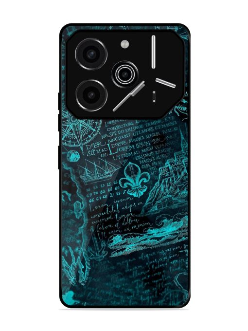 Nautical Notebook Glossy Soft Edge Case for Tecno Pova 6 Pro (5G)