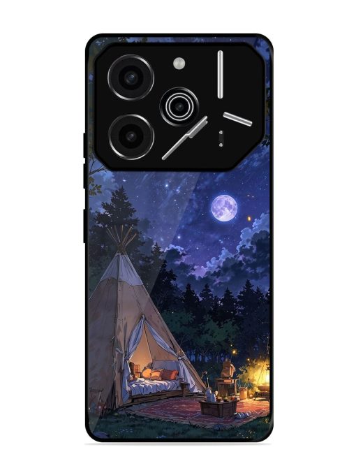 Moonlight Camping Glossy Soft Edge Case for Tecno Pova 6 Pro (5G)