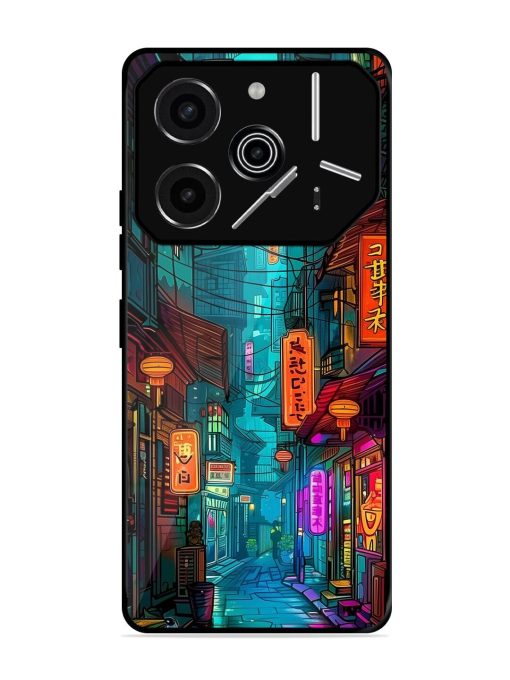 Neon Nightscape Glossy Soft Edge Case for Tecno Pova 6 Pro (5G)