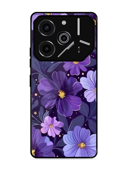 Purple Paradise Glossy Soft Edge Case for Tecno Pova 6 Pro (5G)