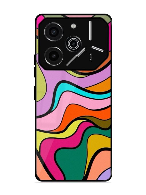 Wavy Wonder Glossy Soft Edge Case for Tecno Pova 6 Pro (5G)
