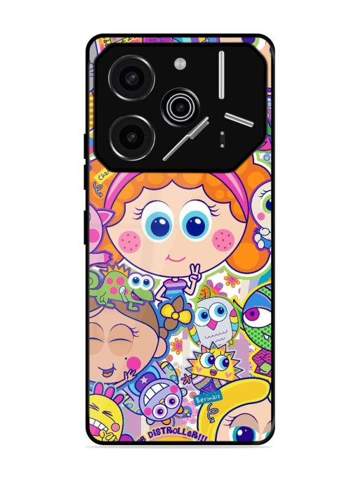 Distroller Friends Glossy Soft Edge Case for Tecno Pova 6 Pro (5G)