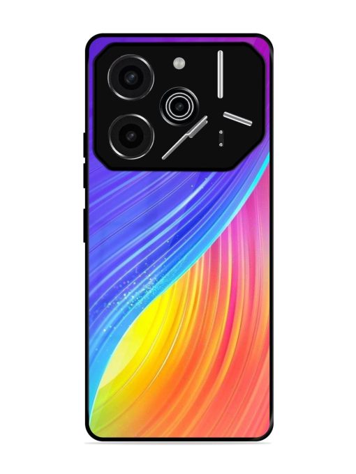Neon Swirl Glossy Soft Edge Case for Tecno Pova 6 Pro (5G)