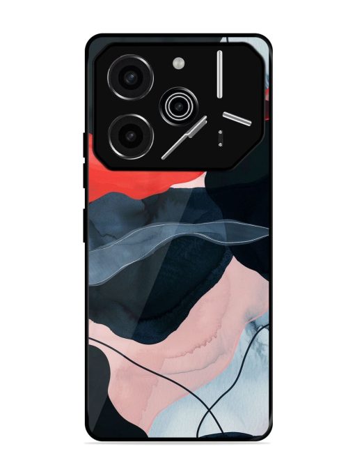 Dark Currents Glossy Soft Edge Case for Tecno Pova 6 Pro (5G)