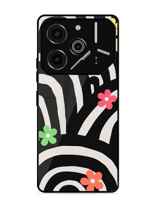 Rainbow Arcs Glossy Soft Edge Case for Tecno Pova 6 Pro (5G)