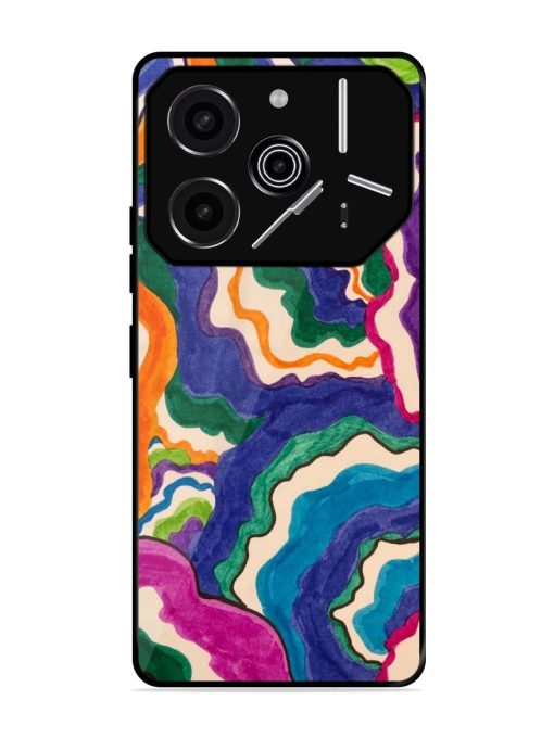 Wavy Wonder Glossy Soft Edge Case for Tecno Pova 6 Pro (5G)