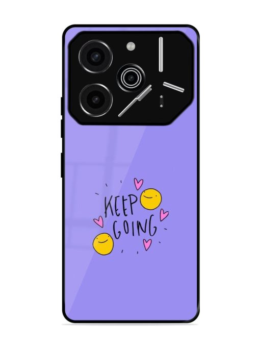 Smiling Through It All Glossy Soft Edge Case for Tecno Pova 6 Pro (5G)