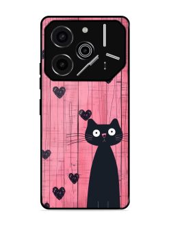 Feline Valentine'S Day Glossy Soft Edge Case for Tecno Pova 6 Pro (5G)