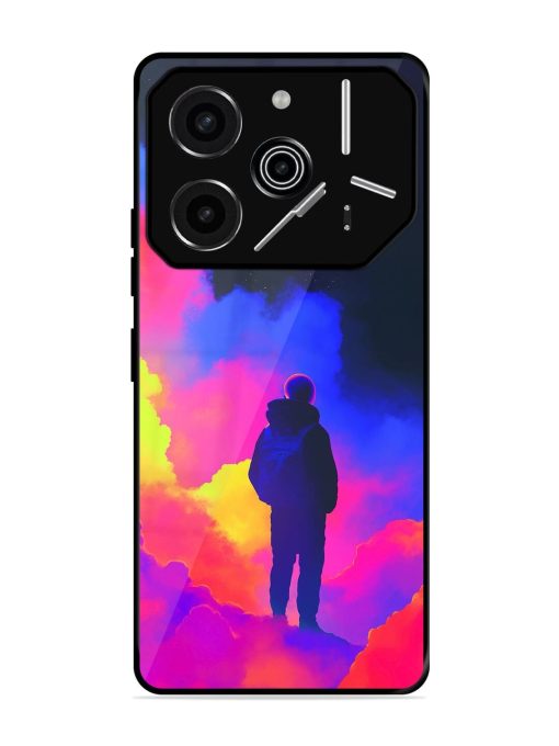 Cosmic Wanderer Glossy Soft Edge Case for Tecno Pova 6 Pro (5G)
