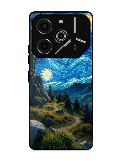 Starry Night In The Shire Glossy Soft Edge Case for Tecno Pova 6 Pro (5G)