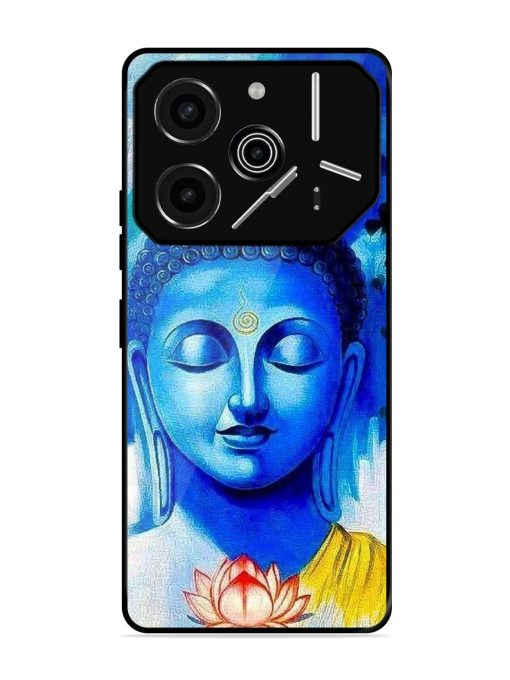 Serene Buddha With Lotus Glossy Soft Edge Case for Tecno Pova 6 Pro (5G)