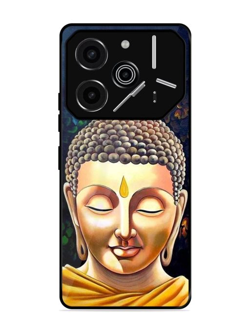 Buddha Face Glossy Soft Edge Case for Tecno Pova 6 Pro (5G)