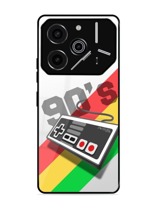 90S Nostalgia Glossy Soft Edge Case for Tecno Pova 6 Pro (5G)