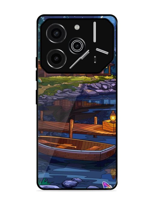Moonlit Serenity Glossy Soft Edge Case for Tecno Pova 6 Pro (5G)