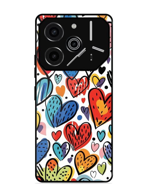 Heartfelt Harmony Glossy Soft Edge Case for Tecno Pova 6 Pro (5G)