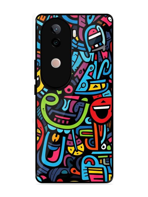 Doodlephoria Glossy Soft Edge Case for Vivo V40E (5G)