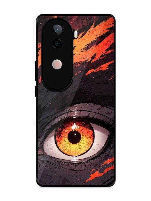 Inferno Gaze Glossy Soft Edge Case for Vivo V40E (5G)