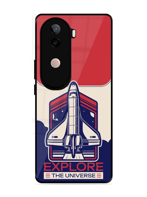 Cosmic Voyage Glossy Soft Edge Case for Vivo V40E (5G)