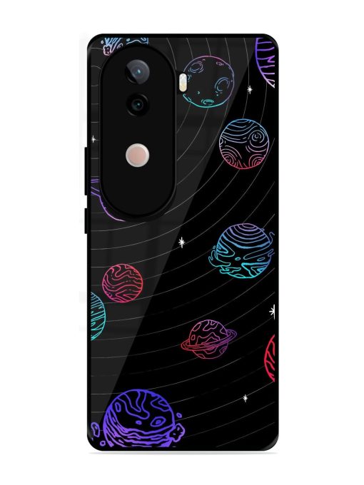 Cosmic Ballet Glossy Soft Edge Case for Vivo V40E (5G)