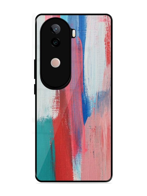 Colorful Chaos Glossy Soft Edge Case for Vivo V40E (5G)