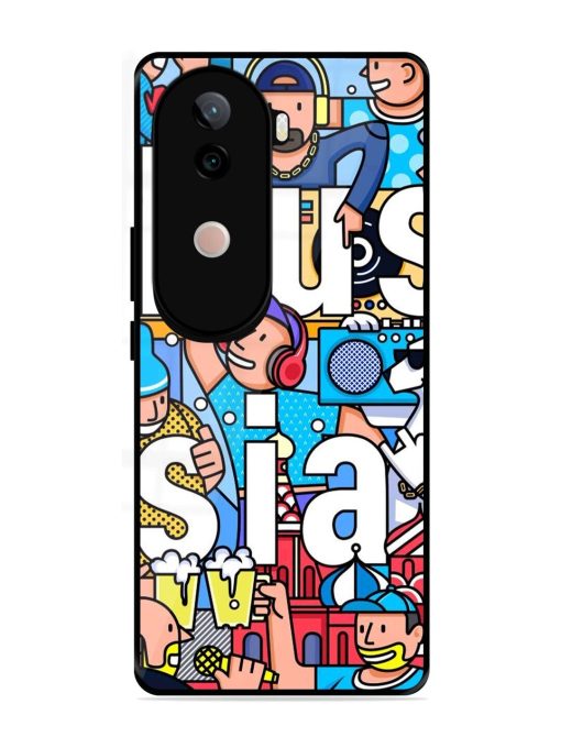 Russian Vibes Glossy Soft Edge Case for Vivo V40E (5G)