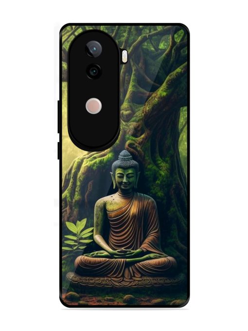 Green Buddha Art Glossy Soft Edge Case for Vivo V40E (5G)