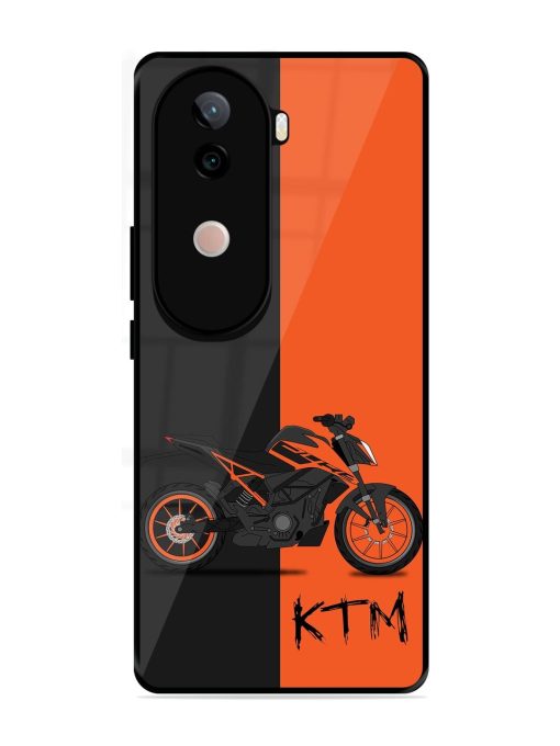 Orange Beast Glossy Soft Edge Case for Vivo V40E (5G)