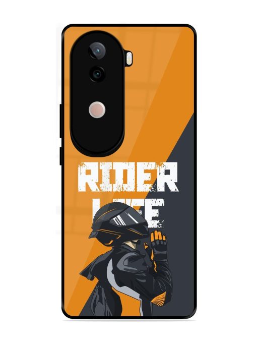 Ride Never Ends Glossy Soft Edge Case for Vivo V40E (5G)