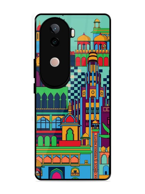 Indian Tapestry Glossy Soft Edge Case for Vivo V40E (5G)