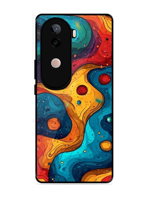 Cosmic Swirl Glossy Soft Edge Case for Vivo V40E (5G)